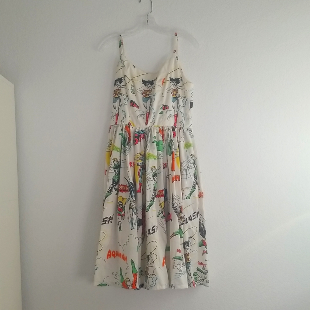 Vintage DC Comic superhero dress